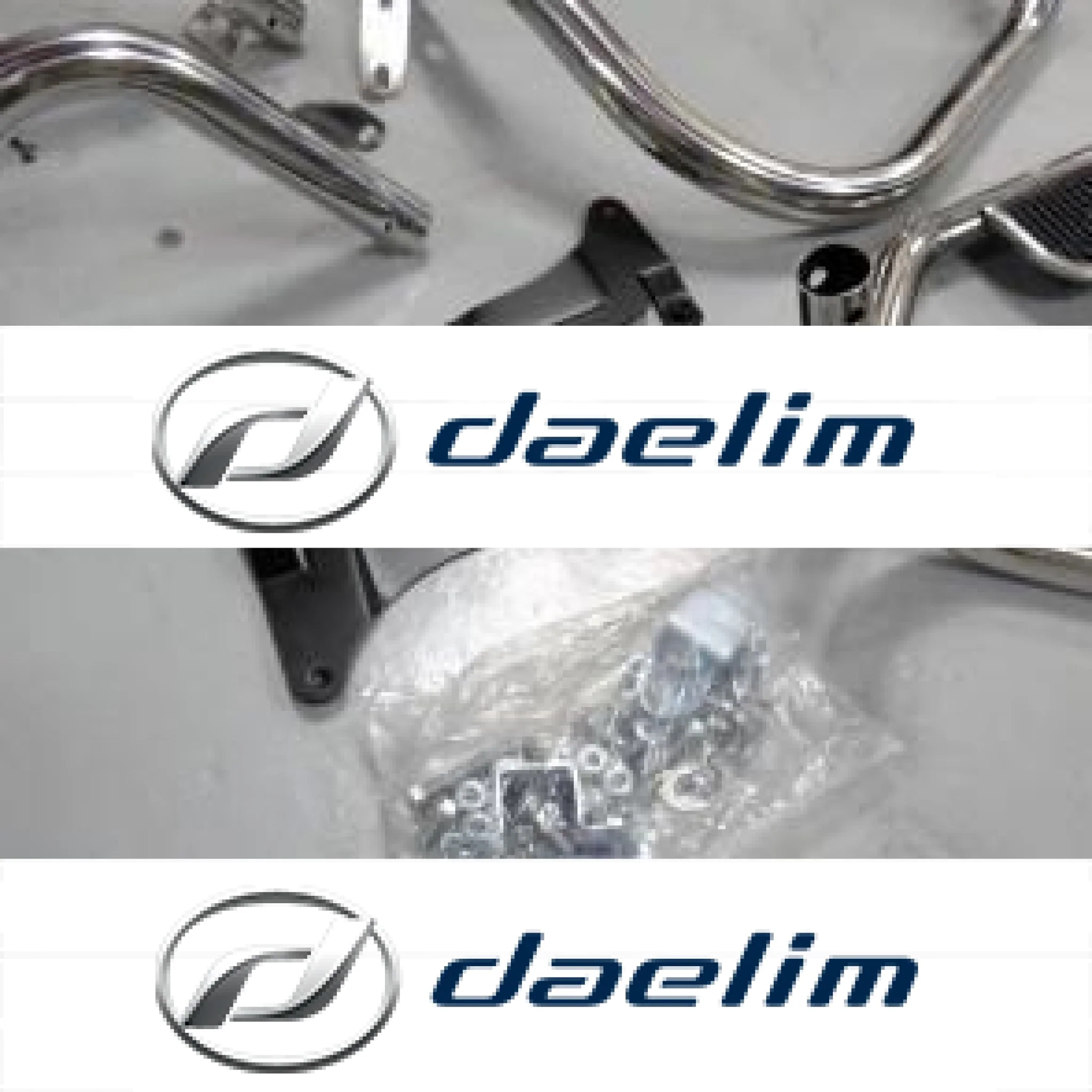 Aftermarket Engine Guard with Luggage Frame Daelim VL125