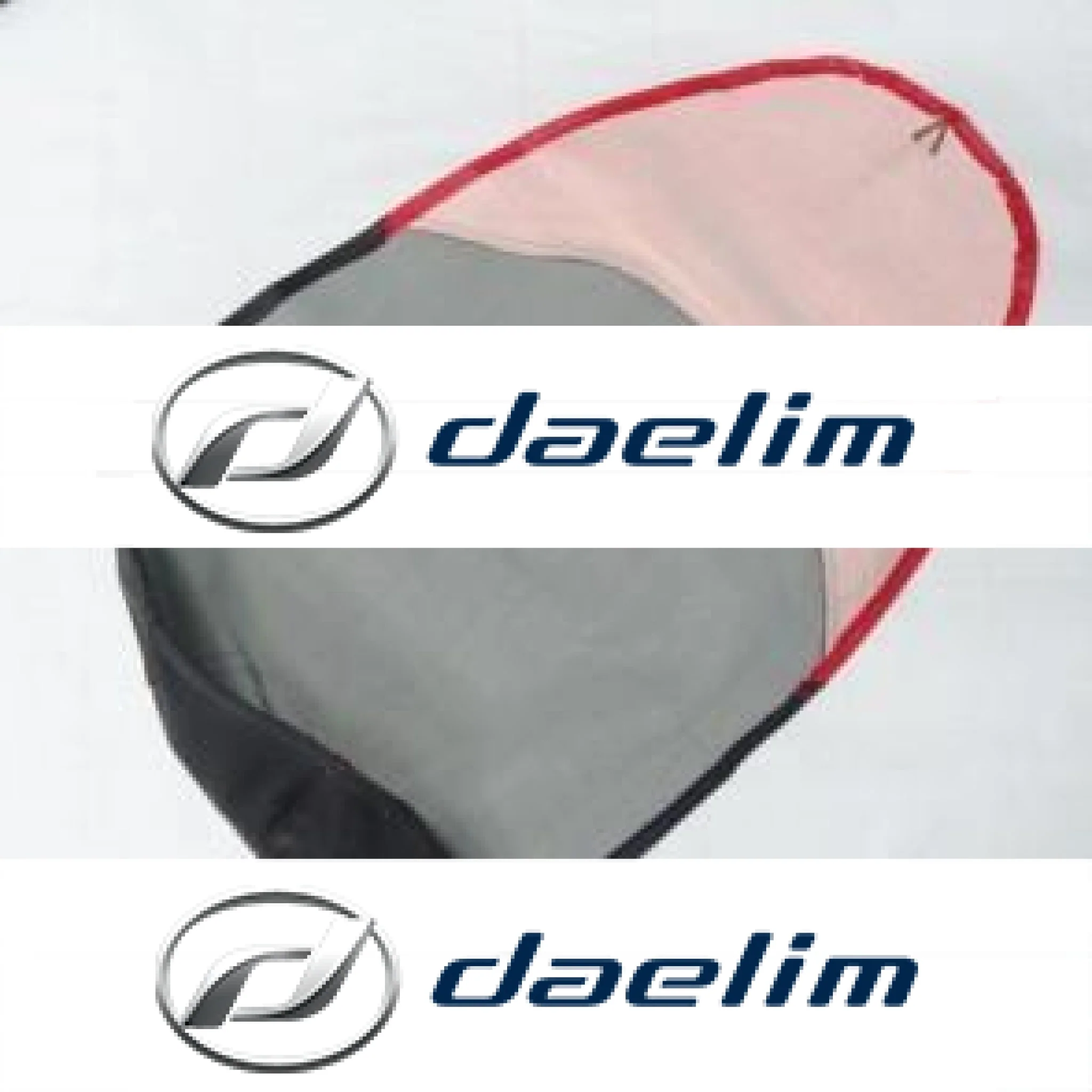 Black and Red Seat Cover Replacement Daelim SJ50