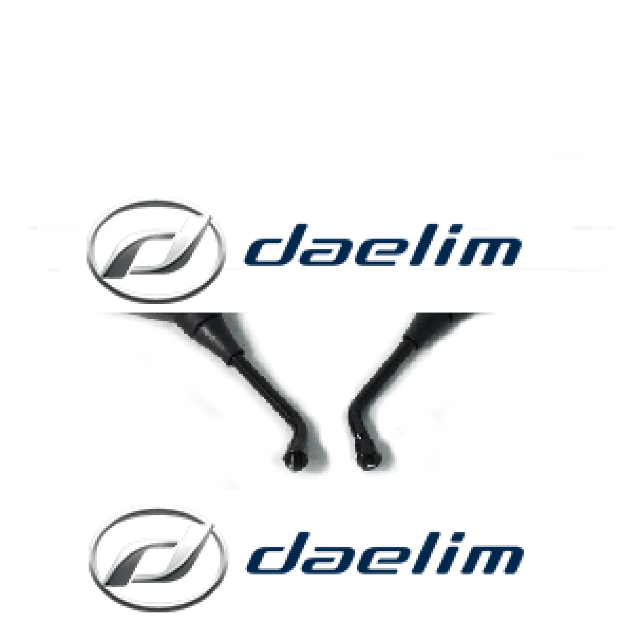 Genuine 8mm Side Rearview Mirrors Daelim S3 125 S3 250