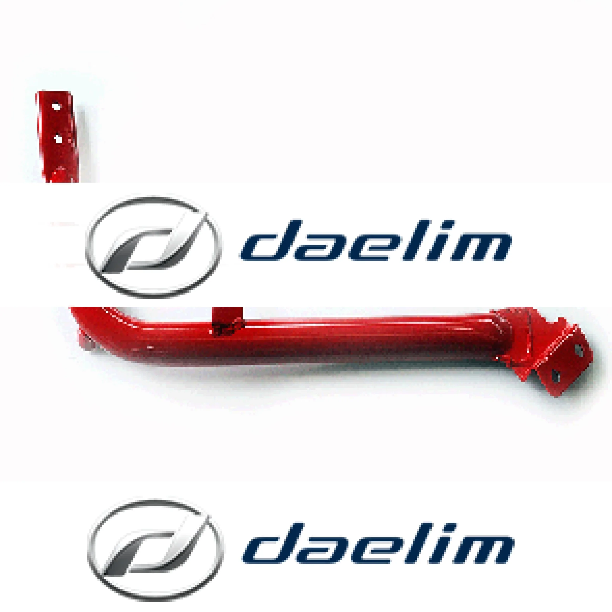 Genuine Cradle Pipe Left Daelim SN125 (RED)