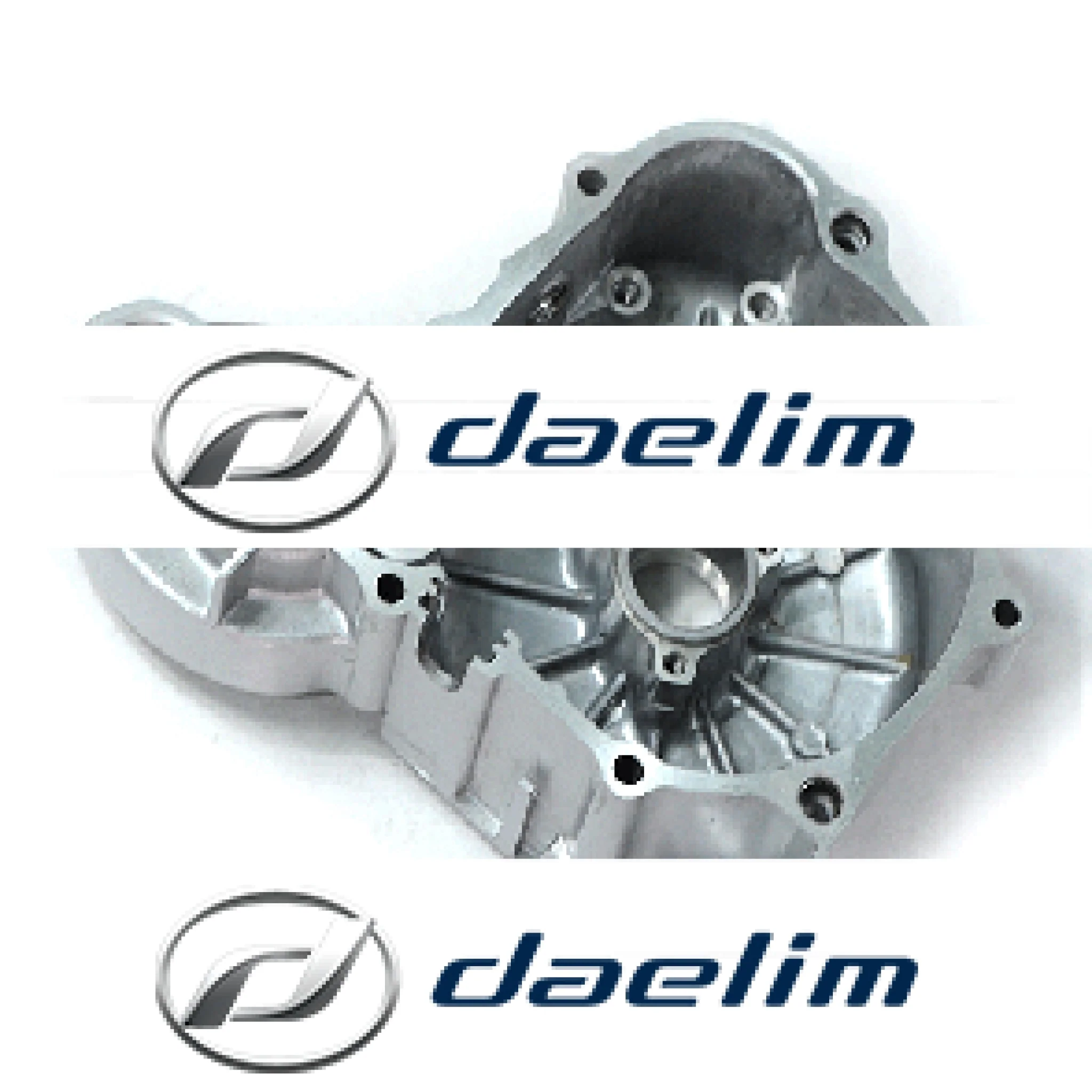 Genuine Crank Case Cover Left Silver Daelim VJ125
