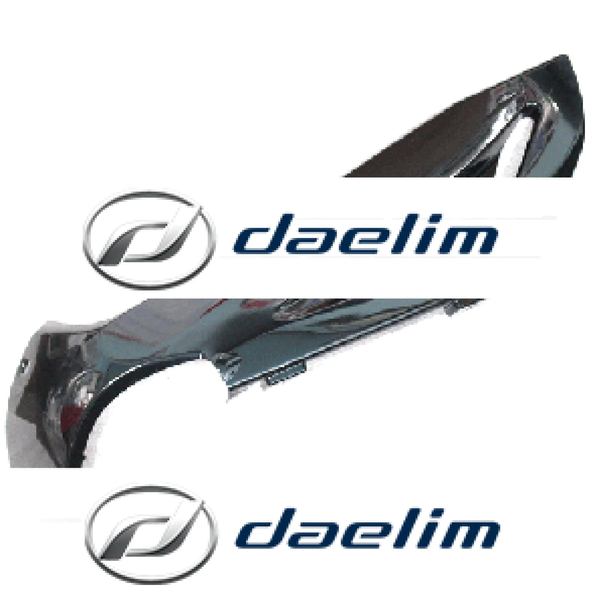 Genuine Floor Side Cover Right Black Daelim SN125