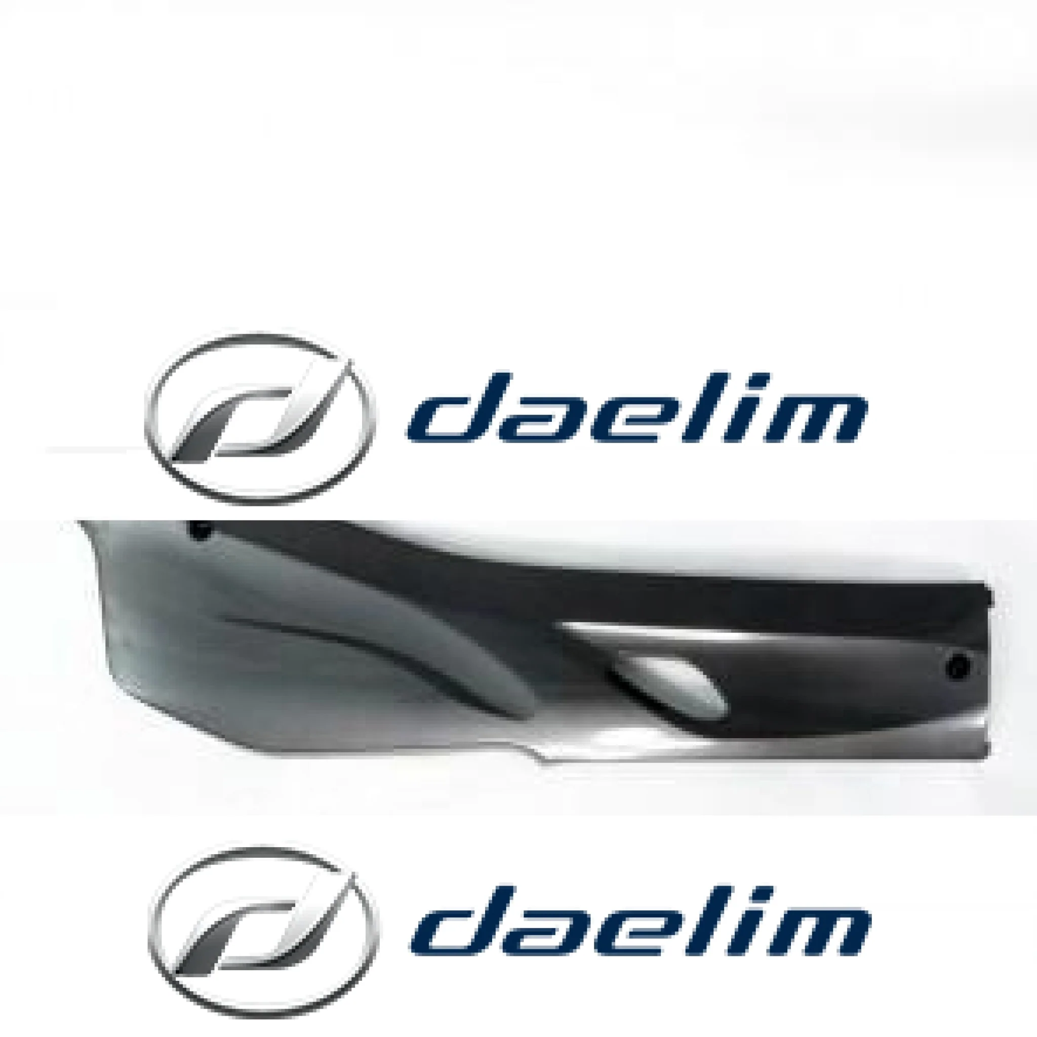Genuine Floor Side Cover Right Dark Gray Daelim S1 125