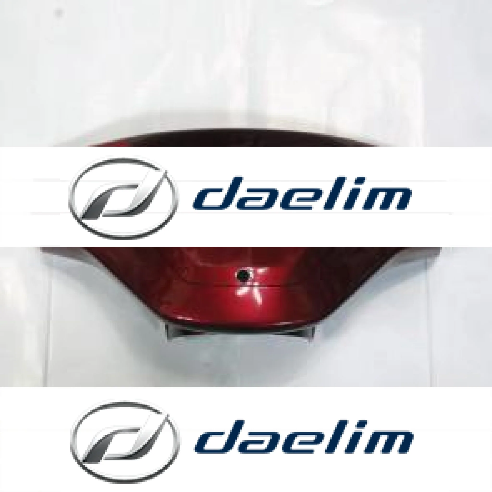 Genuine Front Cover Handlebar Red Daelim SL125