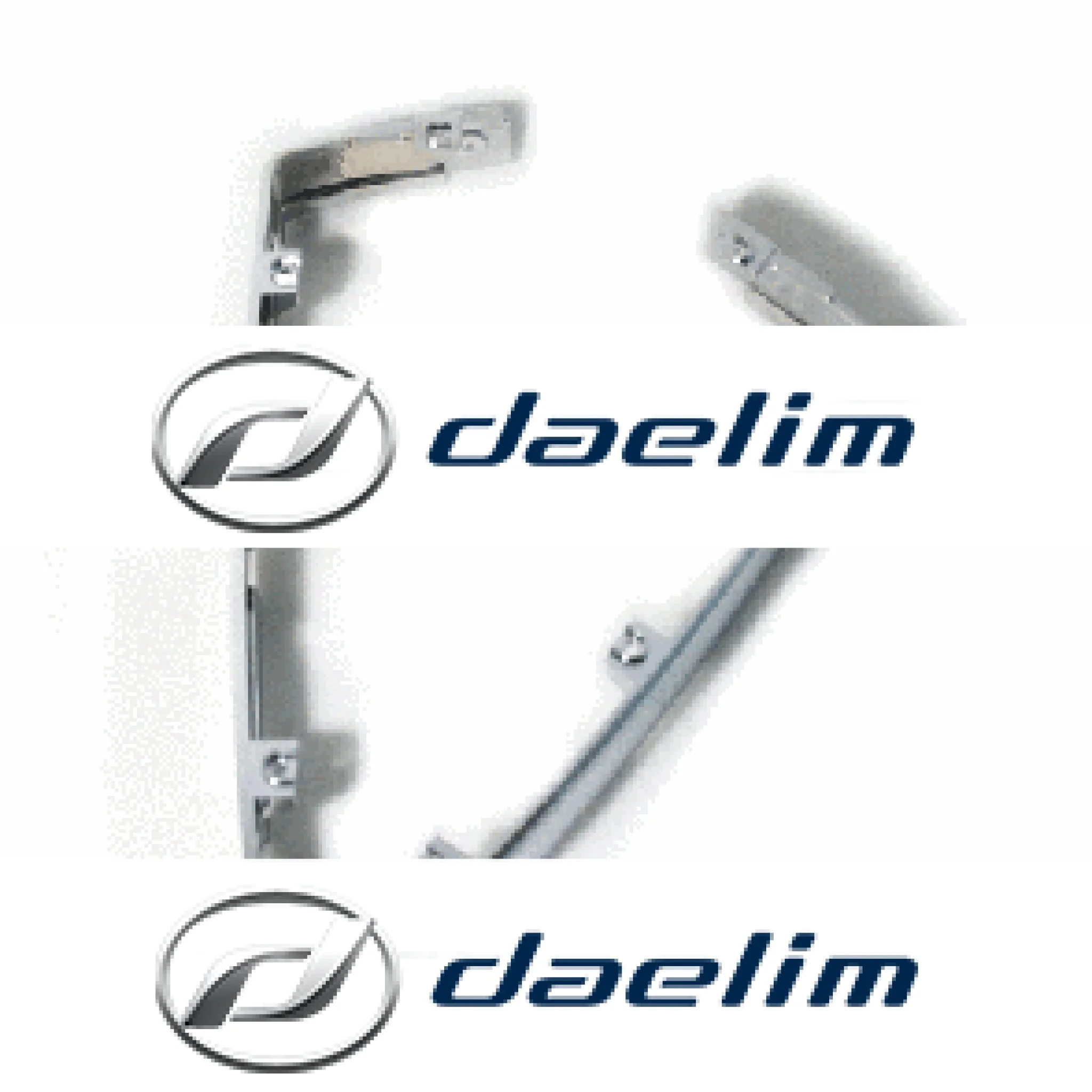 Genuine Front Faring Side Ralis Trim Cover Set Chrome SN125 B-Bone