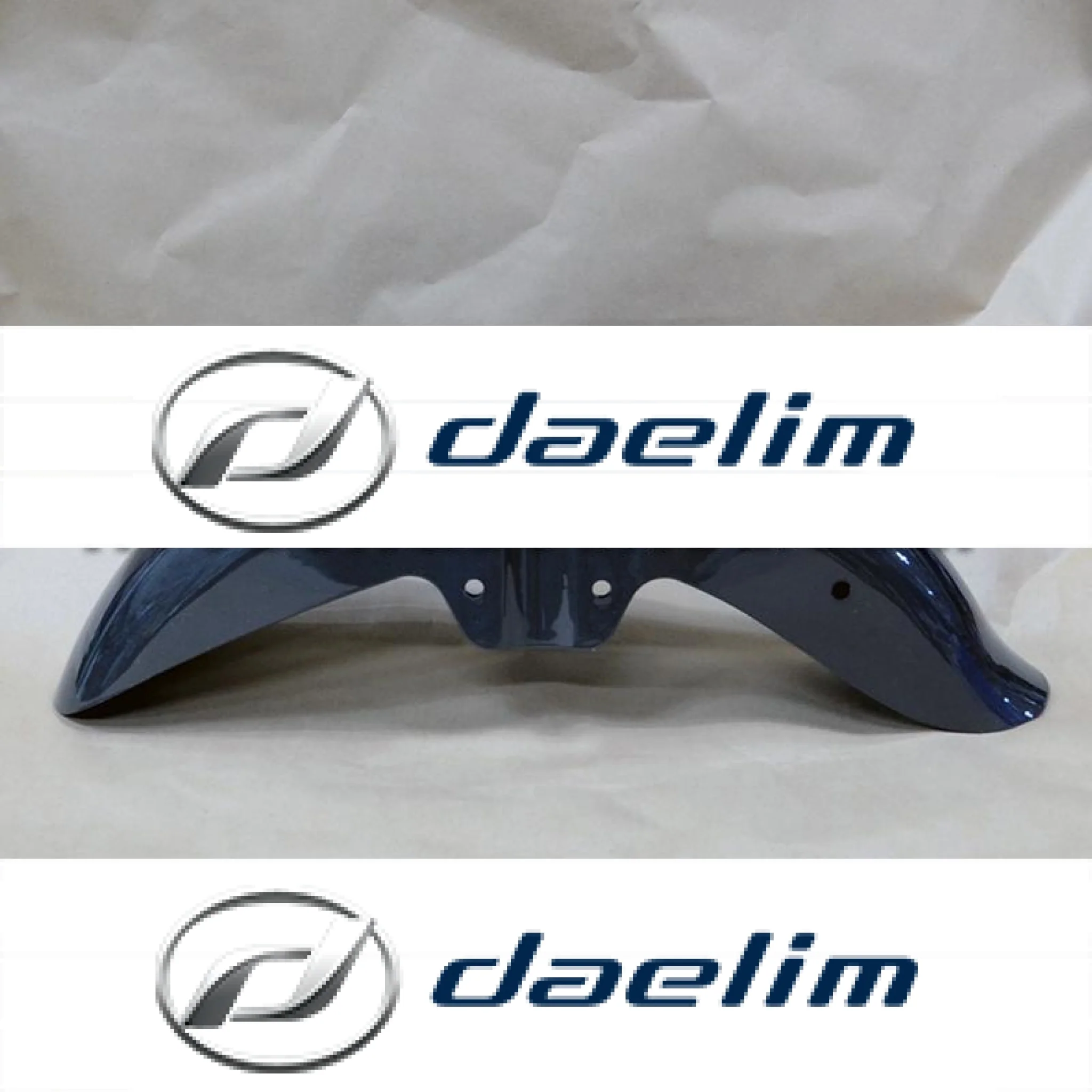 Genuine Front Fender Dark Gray EFI Daelim VL125 Daystar 125