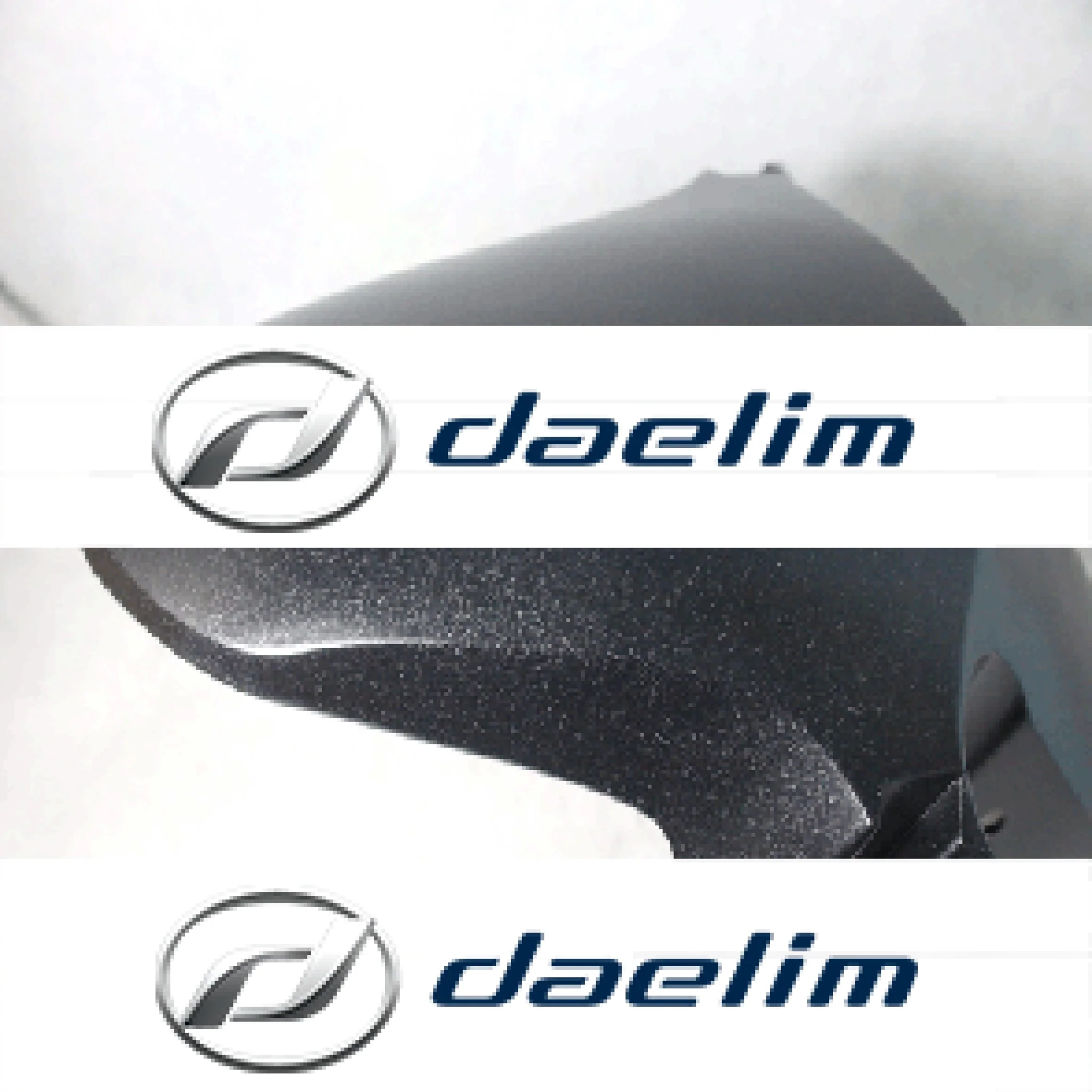Genuine Front Fender Matt Black Daelim VJF250