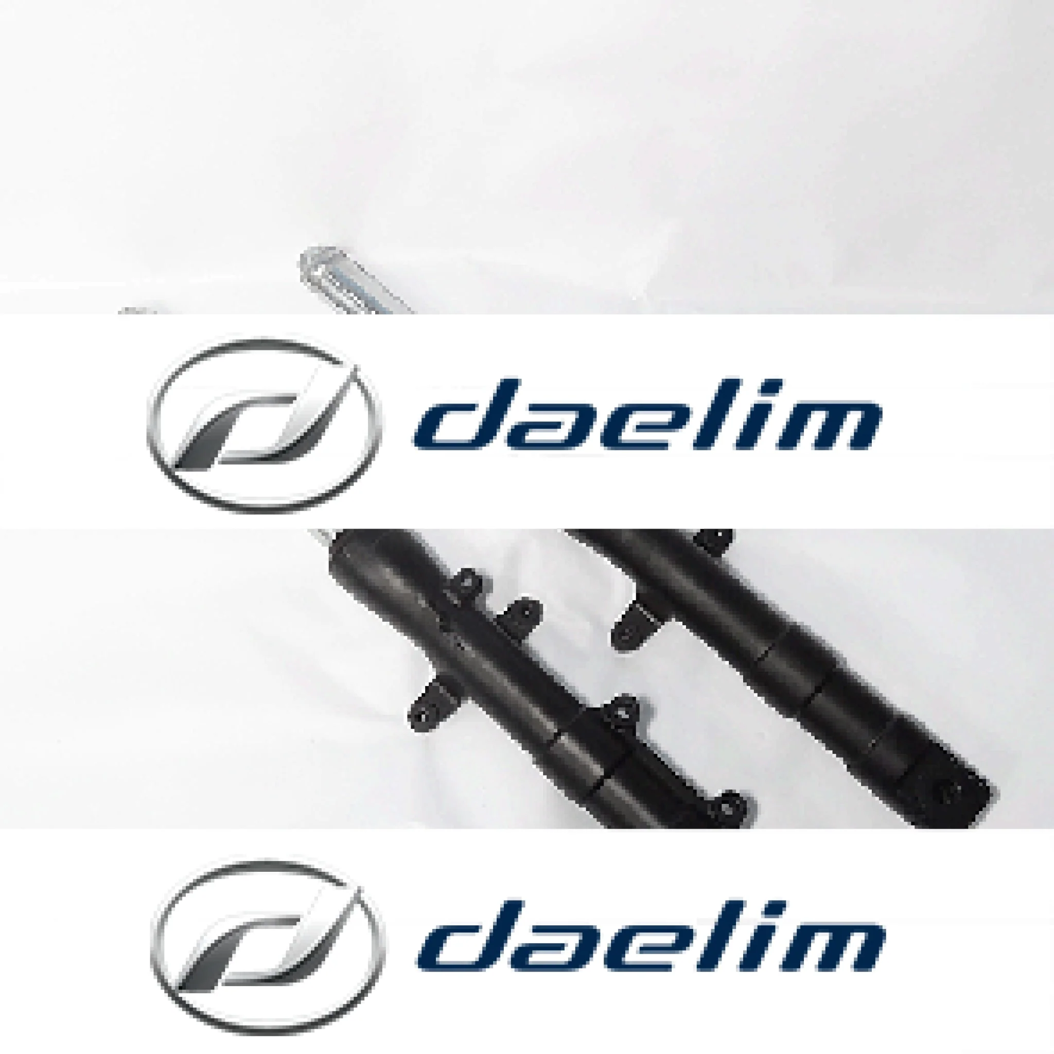 Genuine Front Fork Suspension Set Black Daelim SN125 B-Bone