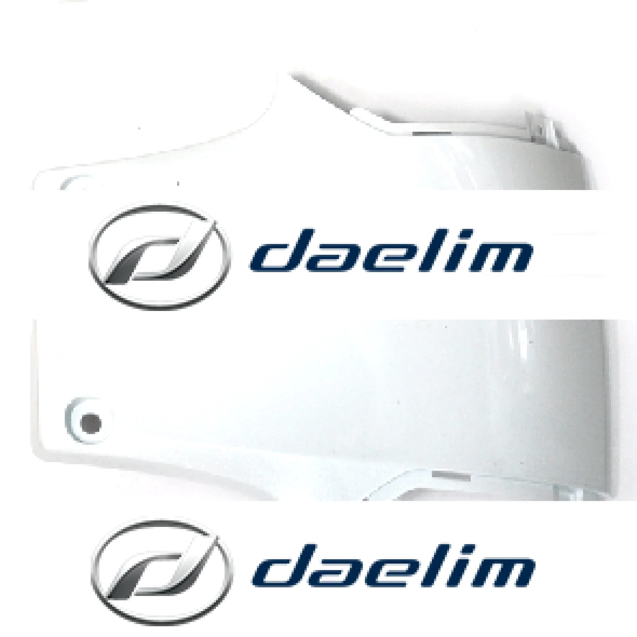 Genuine Front Lower Legshield White Daelim SN125 B-Bone
