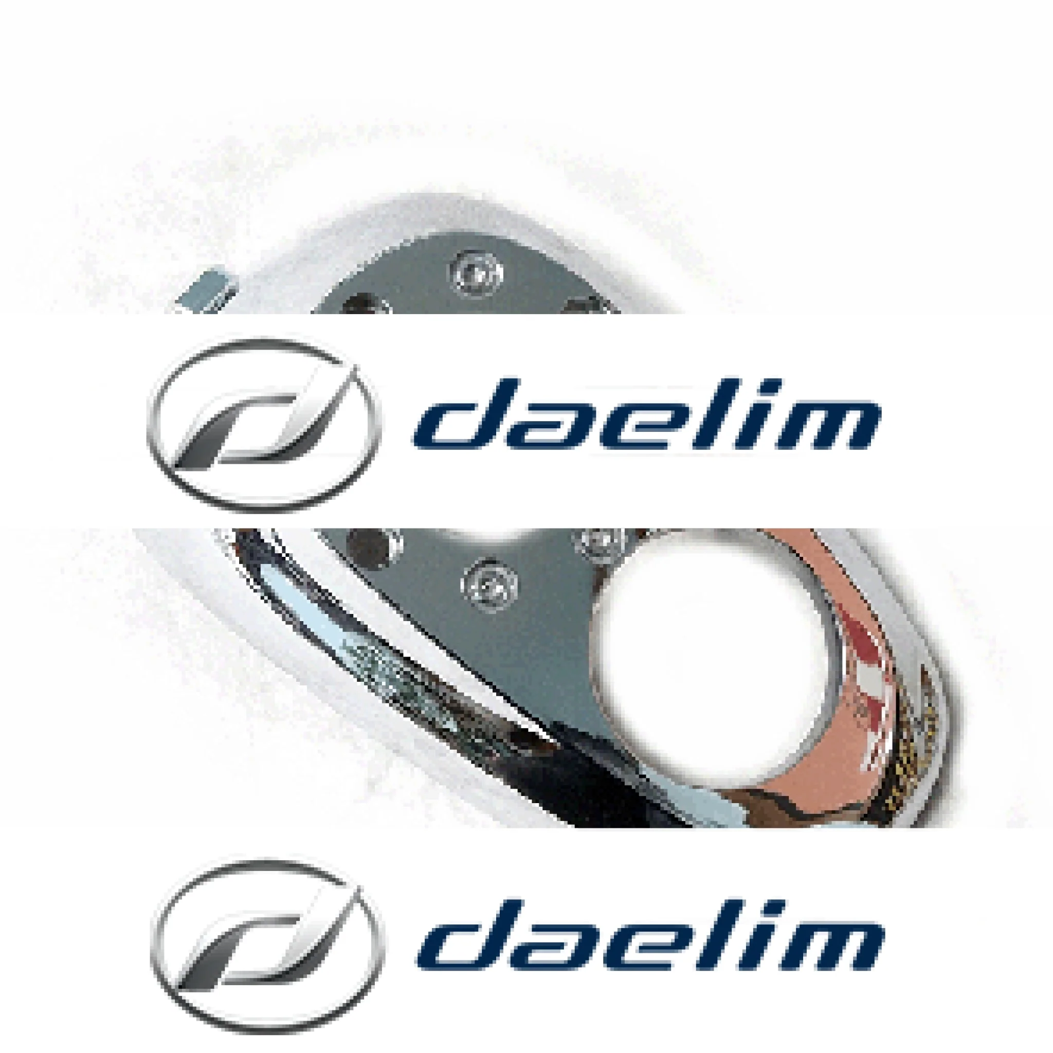 Genuine Fuel Gas Tank Chrome Meter Cover Daelim VL 125
