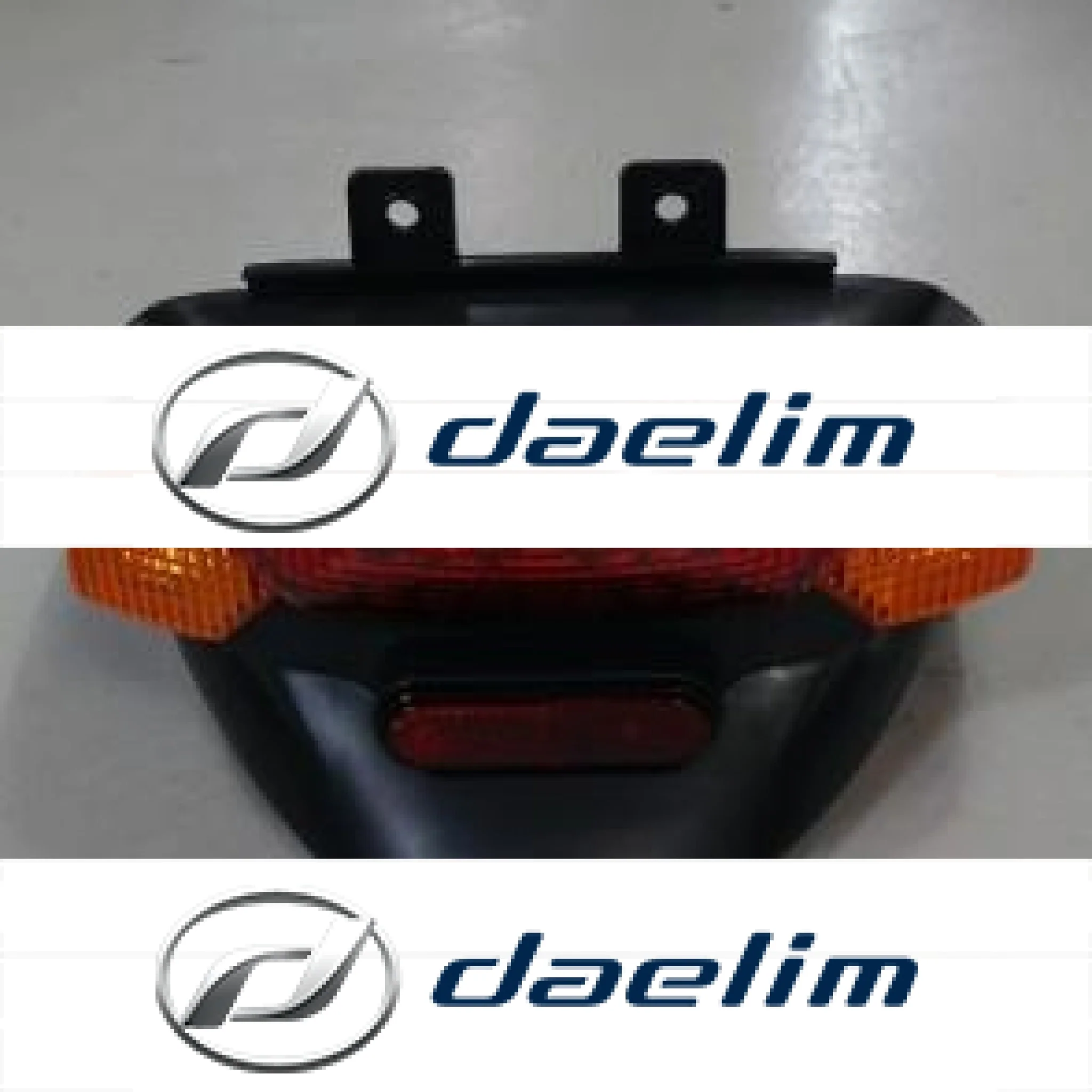 Genuine Led Rear Fender Brake Stop Tail Light Assy Daelim SJ50 SJ50R