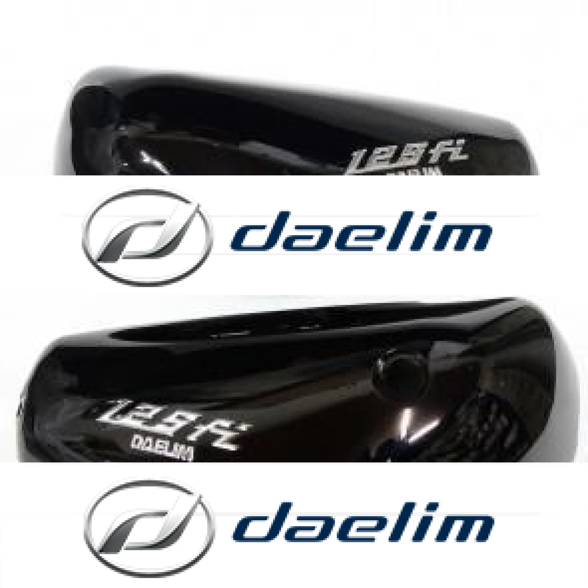 Genuine Left & Right Side Cover Panel Black Daelim VL125 EFI Model
