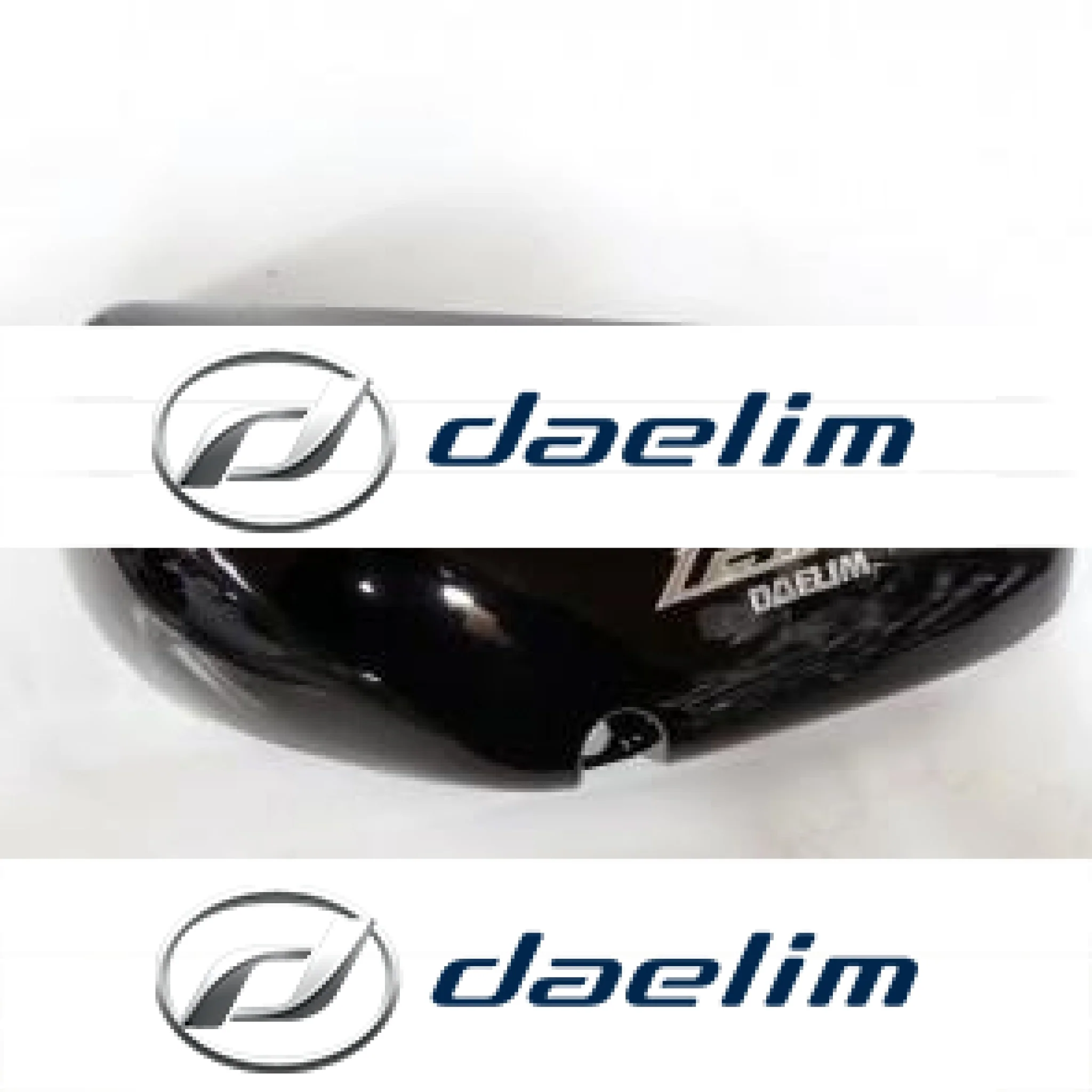 Genuine Left Side Cover Panel Black Daelim VL125 EFI Model