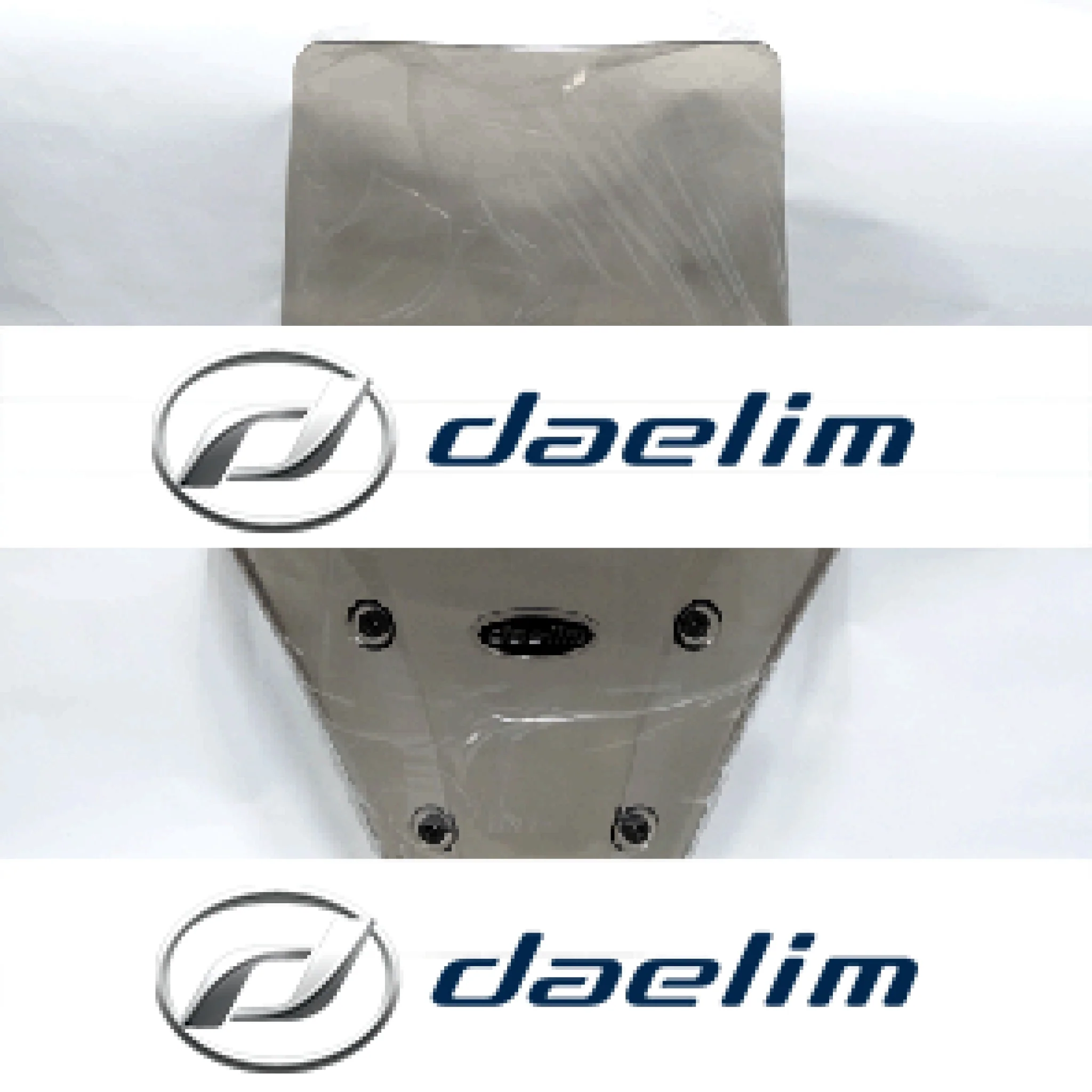 Genuine Light Smoke Wide Windshield Daelim S3 125 S3 250