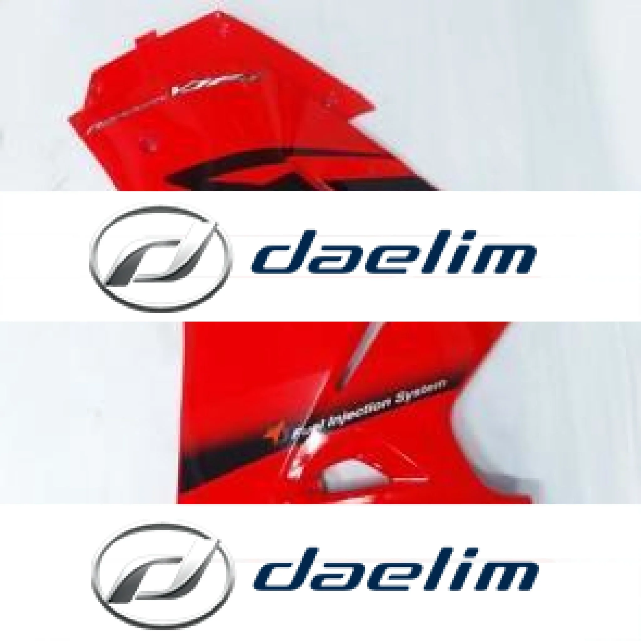 Genuine Lower Left Fairing Cowl Red Daelim VJF125