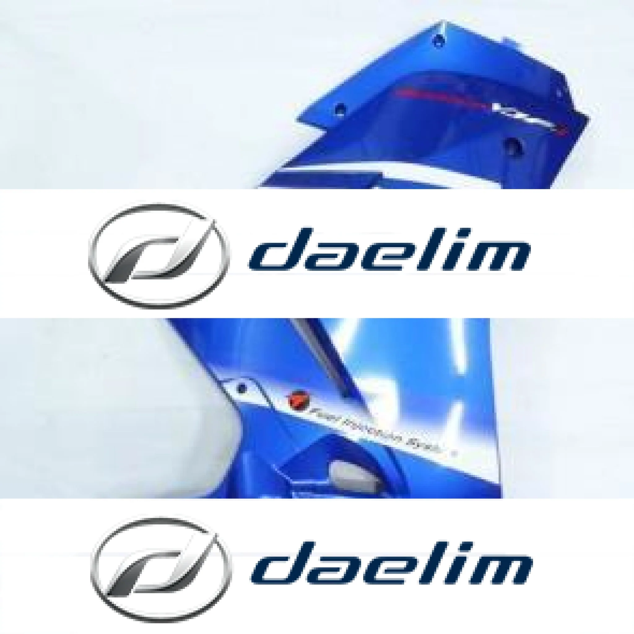 Genuine Lower Right Fairing Cowl Blue Daelim VJF125
