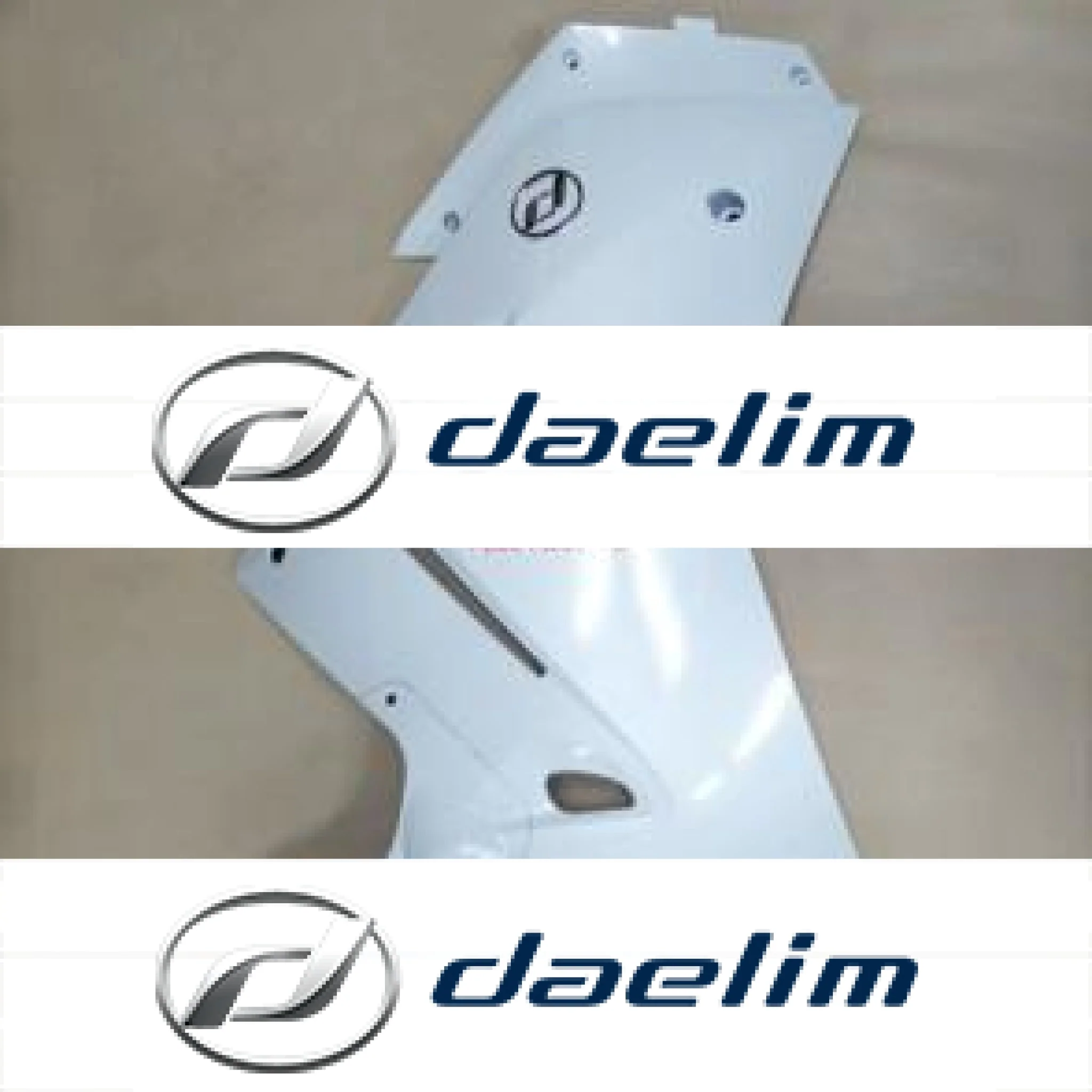 Genuine Lower Right Fairing Cowl White (B) Daelim VJF250