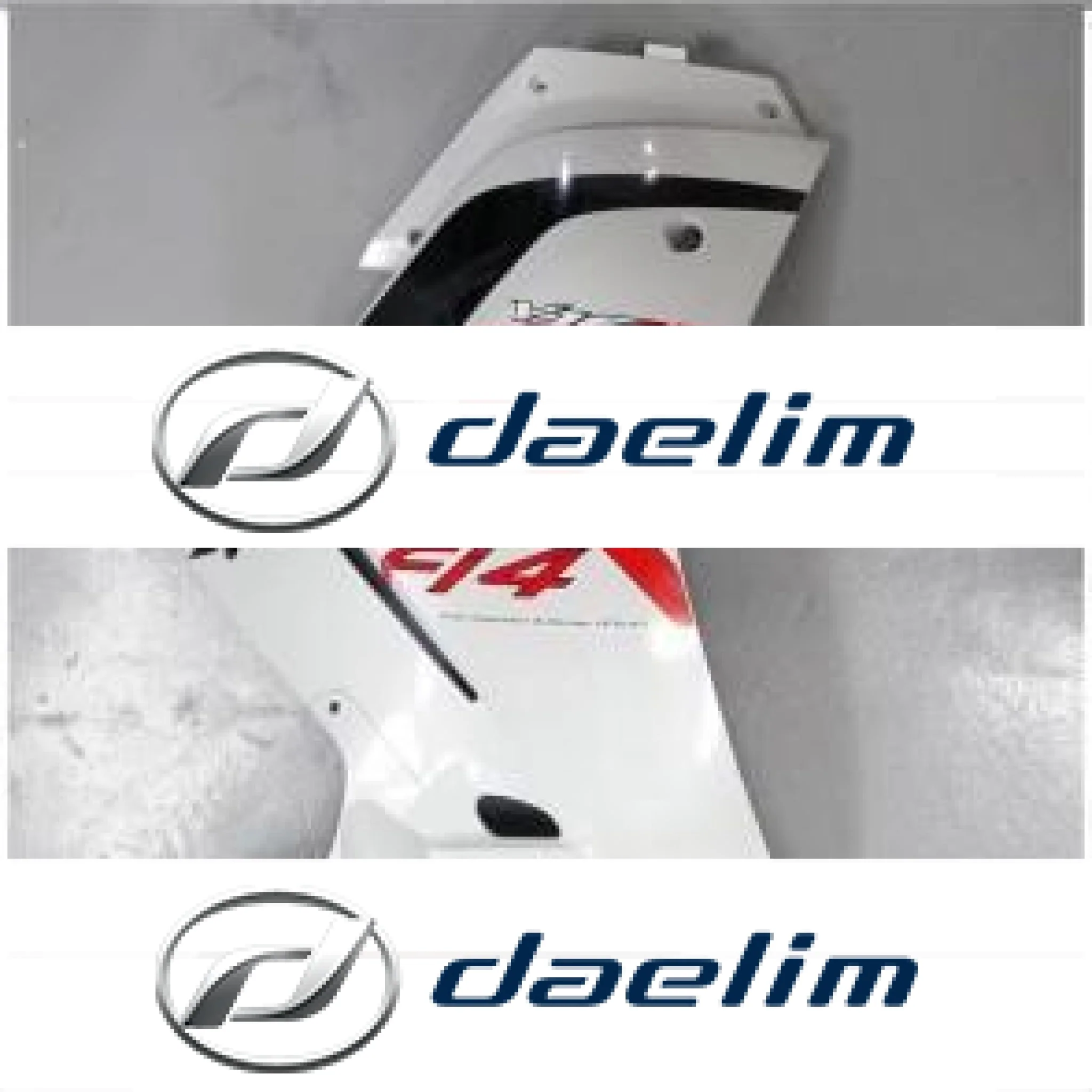 Genuine Lower Right Fairing Cowl White(A) Daelim VJF250