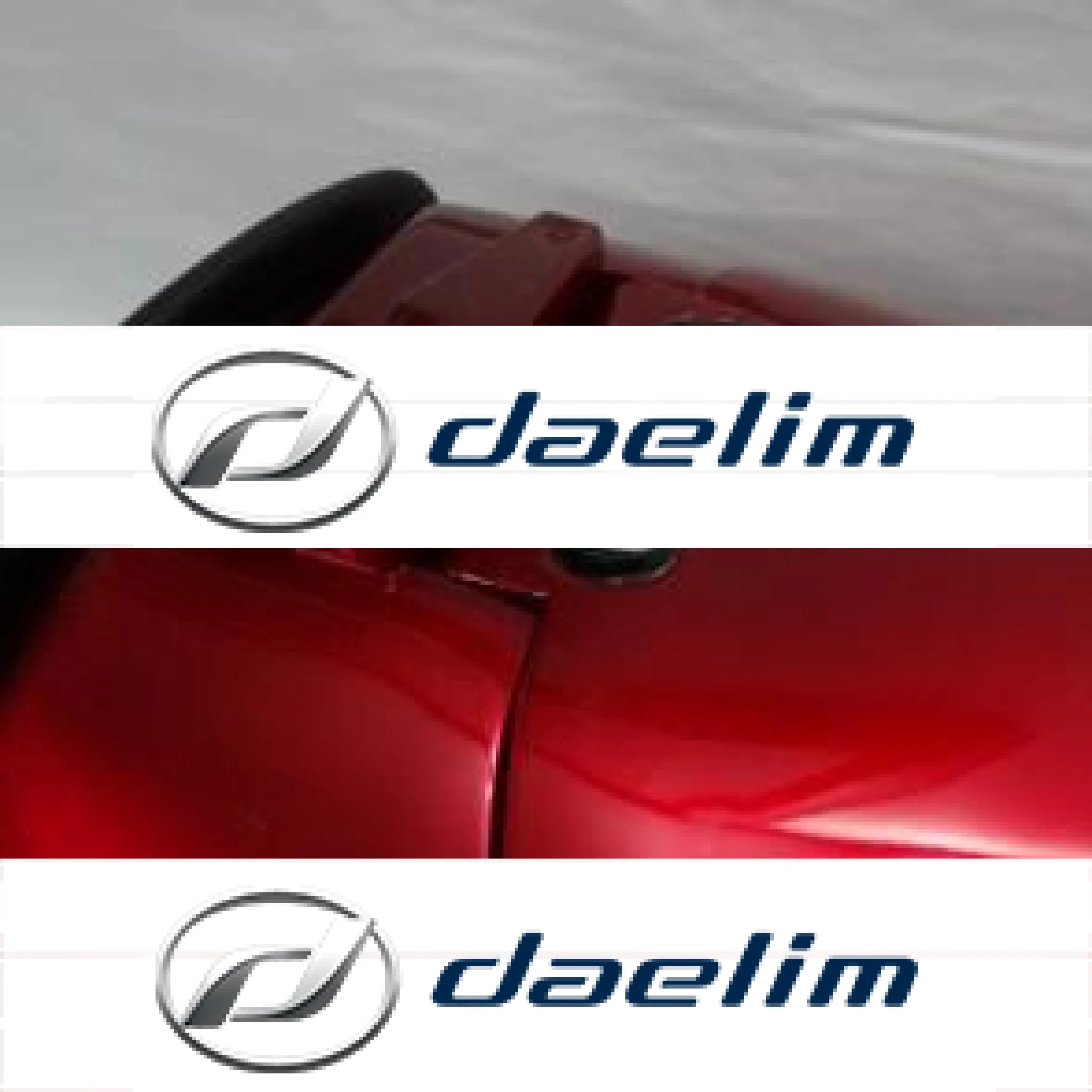 Genuine Luggage Trunk Top Case Red Daelim SQ125 S2 125 SQ250 S2 250