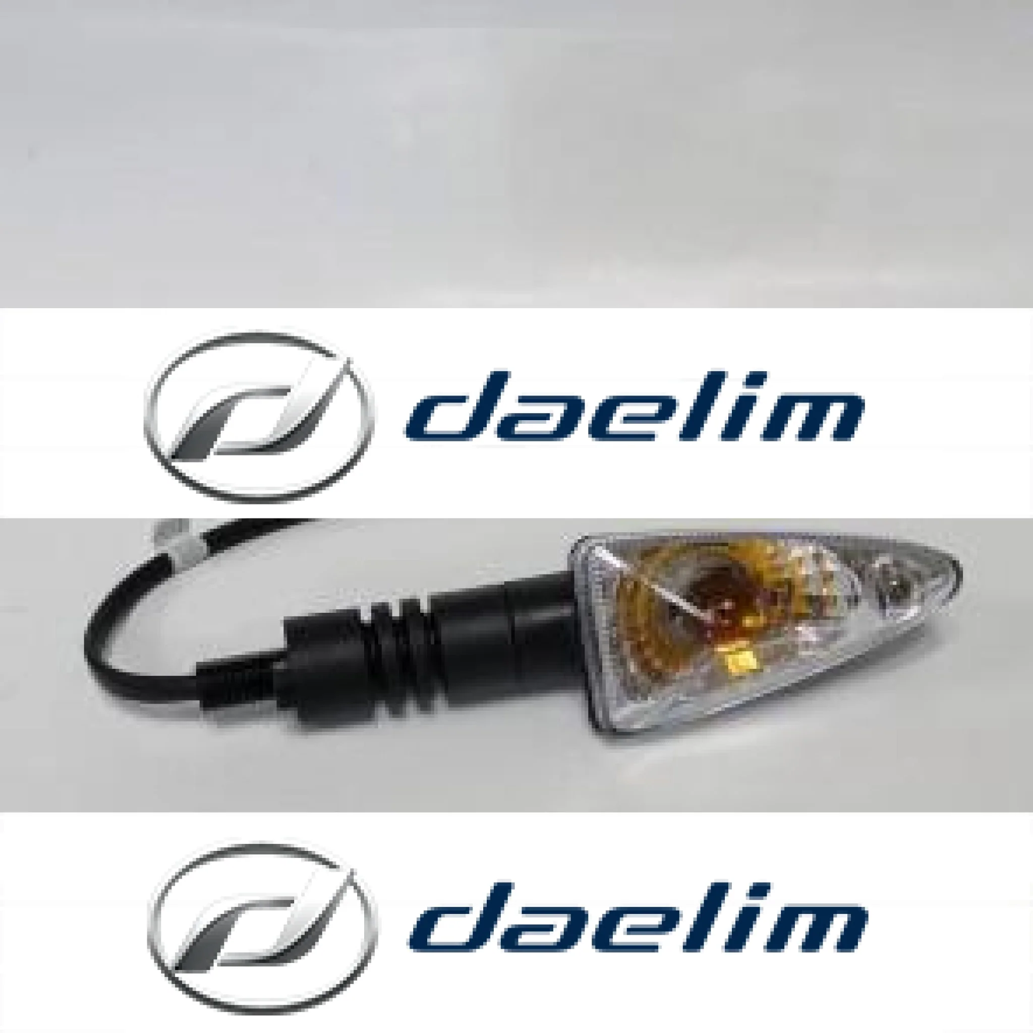 Genuine Rear Left Turn Signal Clear Lens Daelim VJF125 VJF250