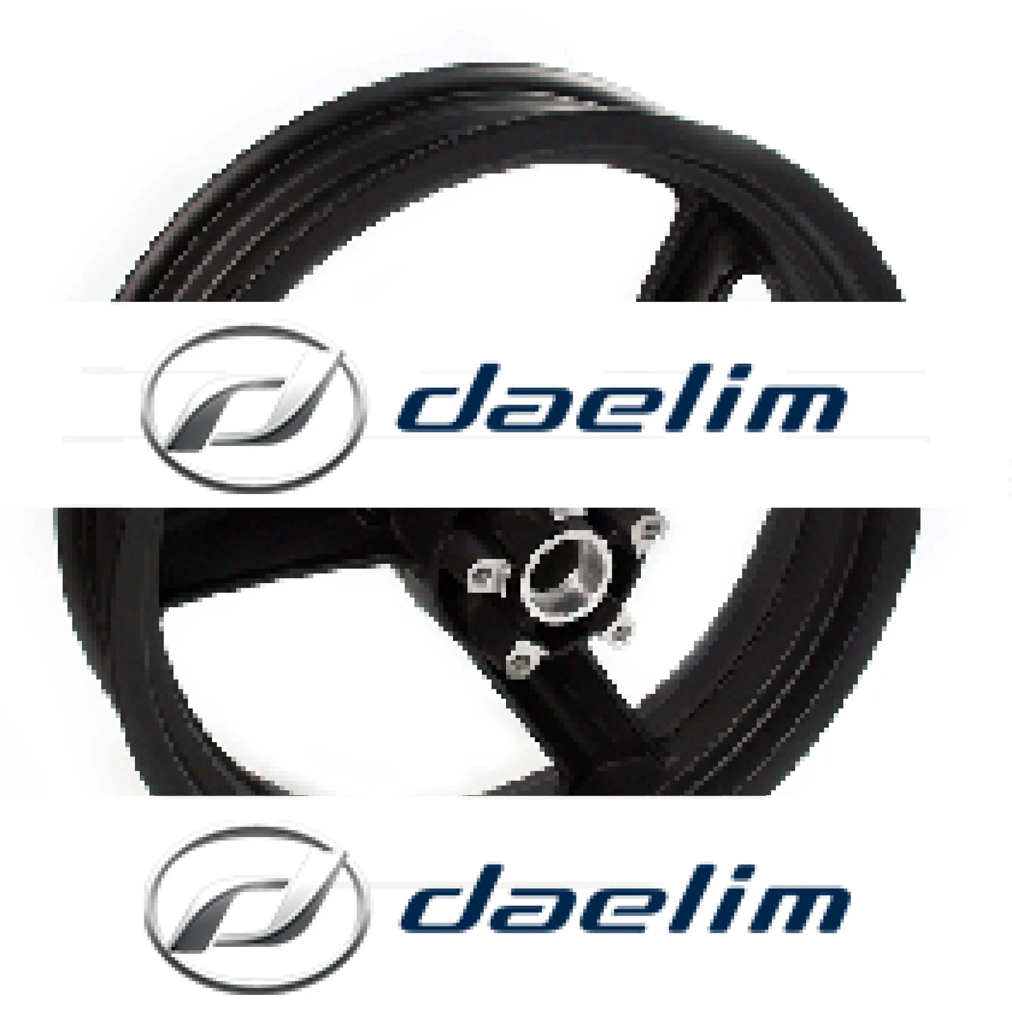 Genuine Rear Wheel Rim Black Daelim VJ125 VJF125