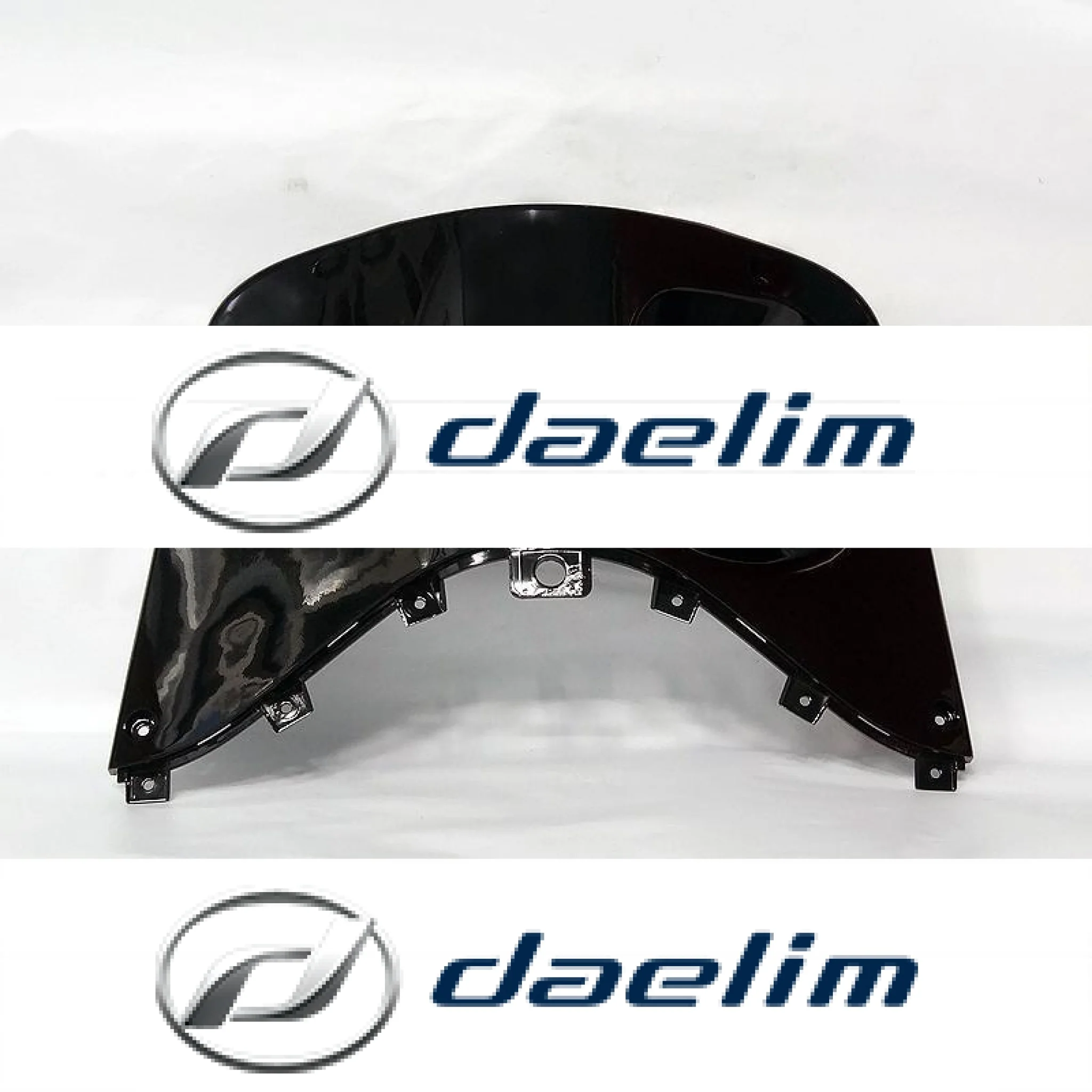 Genuine Upper Inner Leg Shield Black Daelim SC125 SC125C SC125N