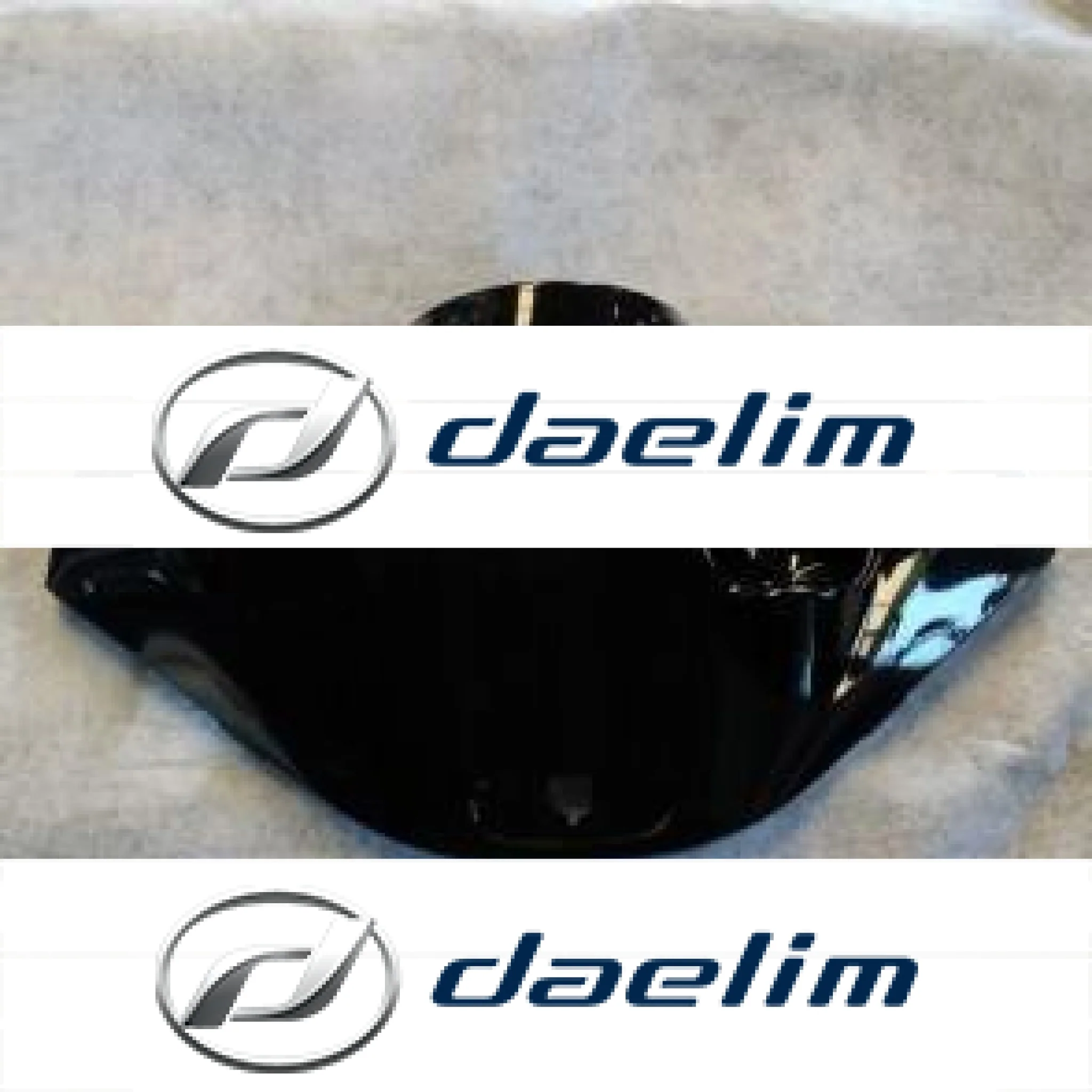 Genuine Upper Inner Leg Shield Black Daelim SE50C